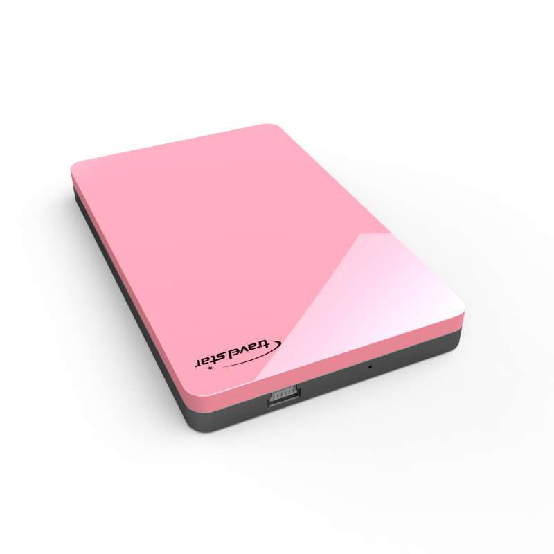 旅之星2.5寸移动硬盘 晶彩320G USB2.0(粉色)