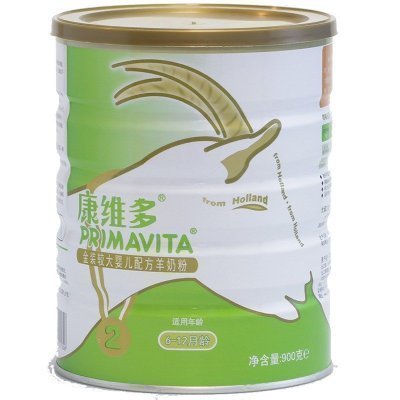 康维多(Primavita)金装较大婴儿配方羊奶粉2段900g