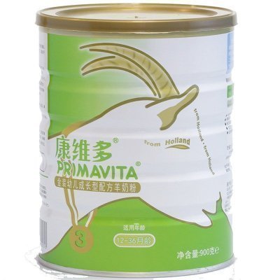 康维多(Primavita)金装幼儿配方羊奶粉3段(1-3岁)900g罐装 荷兰原装进口