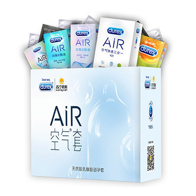 杜蕾斯(Durex) 避孕套 AiR空气套组合装 18只装 超薄款 润滑快感 安全避孕组合套装 男用成人情趣计生性用品