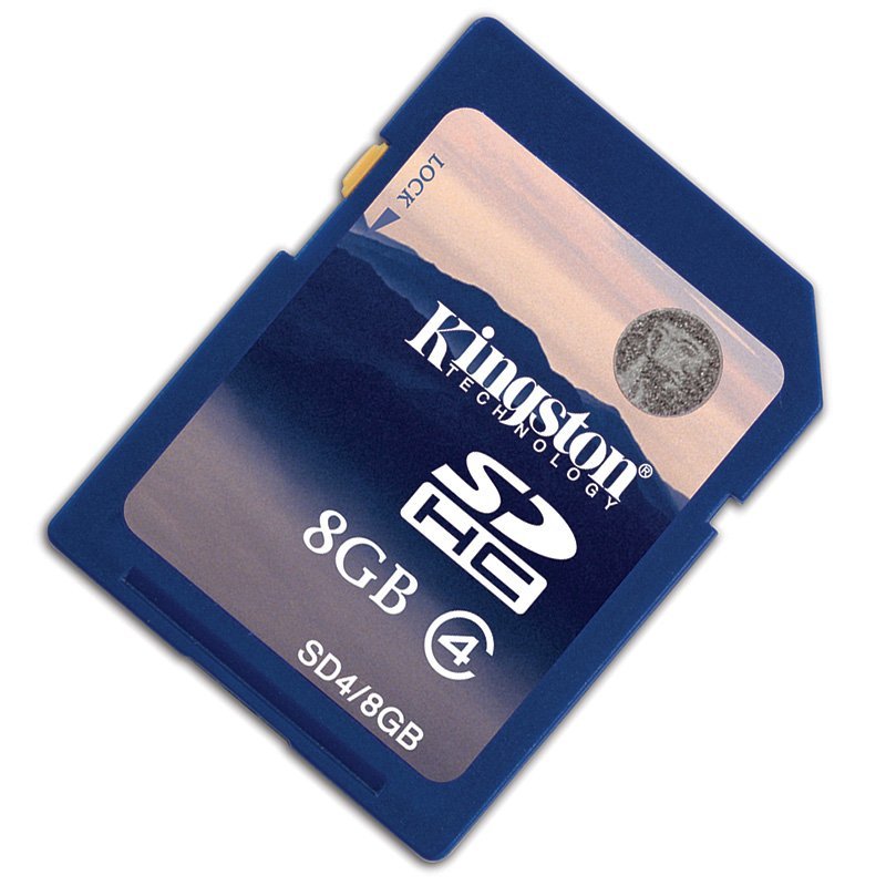 金士顿 8G(CLASS4)SDHC存储卡(SD4/8GB)