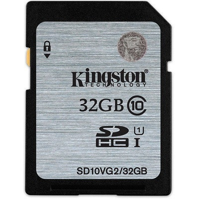 金士顿(Kingston) 32G(CLASS10)SDHC存储卡(SD10VG2/32GB)高速相机存储卡 相机SD卡