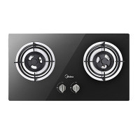 美的(Midea) 燃气灶JZT-Q636B天然气灶具嵌入式黑晶面板燃气灶