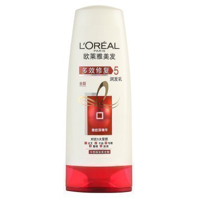 欧莱雅(LOREAL)多效修复润发乳200ml(损伤修复,受损发质,护发素)