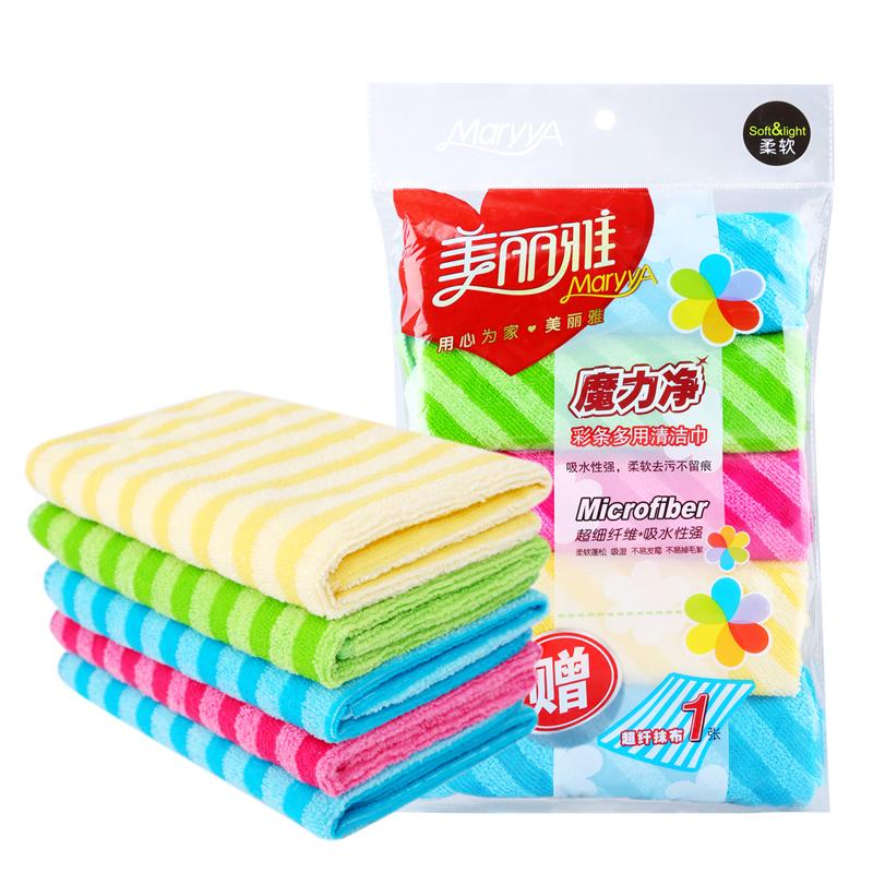 美丽雅魔力净彩条多用巾(买四赠一)