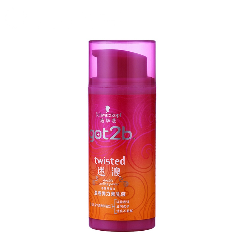 施华蔻(Schwarzkopf)got2b迷浪盈卷弹力素乳液100ml(清爽不黏腻)