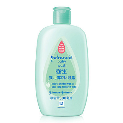 强生婴儿清凉沐浴露300ml