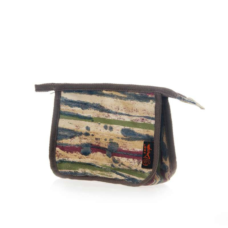 豆鼓眼化妆包HA1001土黄色