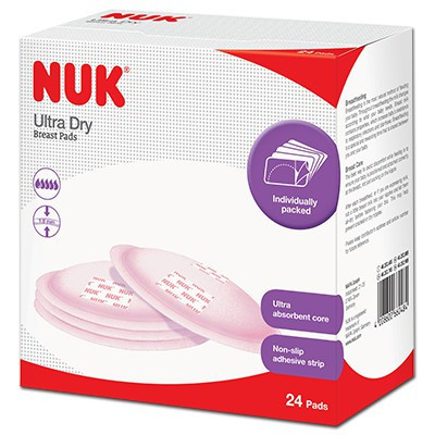 NUK超薄干爽乳垫(24片/盒)40.252.705 (新旧包装替换中)