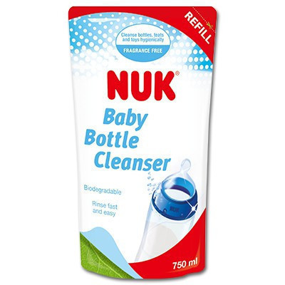 NUK奶瓶餐具可降解清洁液750ml补充装果蔬奶瓶清洁剂