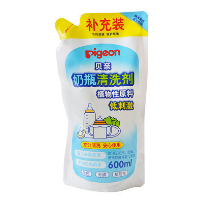 贝亲(PIGEON)奶瓶清洗剂(补充装)600ml MA28