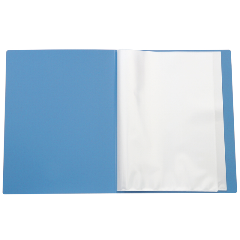 得力(deli)5003 A4/30页 资料册/文件册 蓝色单只装