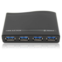 优越者 Y-3042 USB3.0 4口带开关HUB集线器(5V2A)