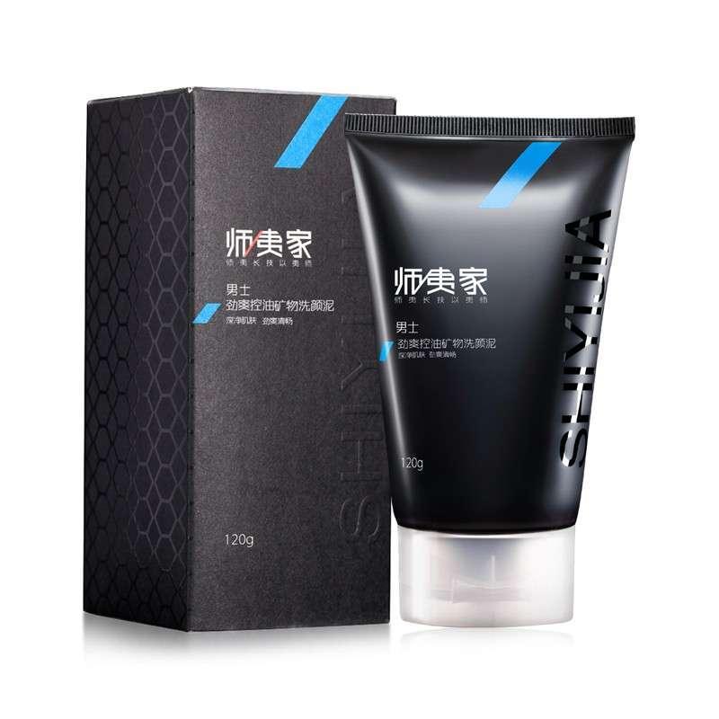 师夷家男士劲爽控油矿物洗颜泥120g