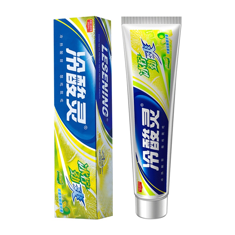 冷酸灵冰柠劲爽双重护敏牙膏110g 冰柠薄荷香型