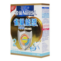 雀巢Nestle能恩较大婴儿配方奶粉2段(6-12个月适用)400g盒装活性益生菌