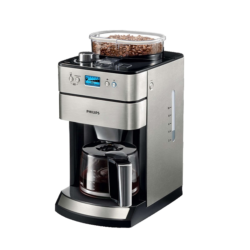 飞利浦(Philips)咖啡机HD7751/00 家用全自动现磨咖啡豆美式咖啡机 一键自动 可豆粉两用