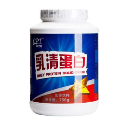 [苏宁易购超市 第2件0元]康比特牌 乳清蛋白固体饮料(香草味)750g/桶