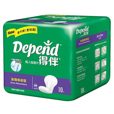 得伴(Depend)成人纸尿片 10片