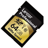 雷克沙(LEXAR) 64G(600X) SDXC储存卡
