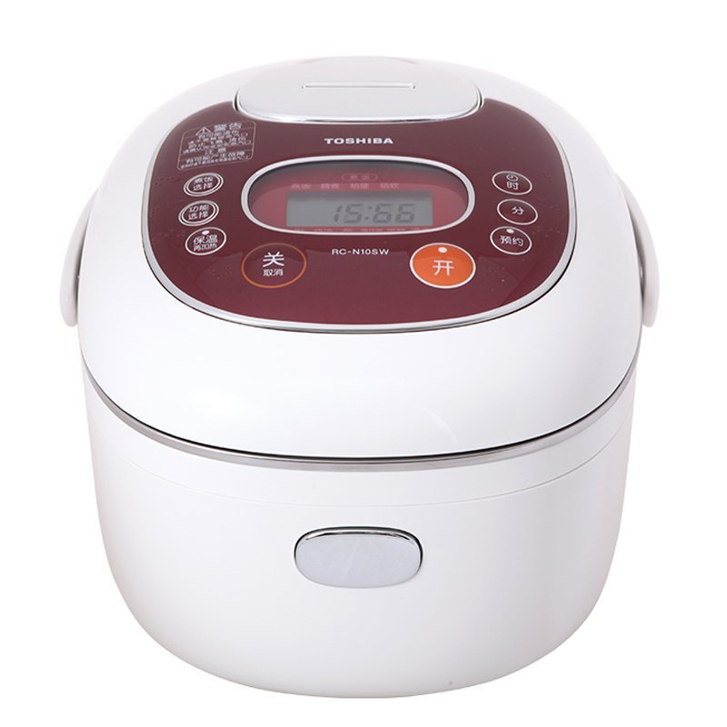 东芝(TOSHIBA)电饭煲RC-N18SW(WT) 5L 日本进口多功能预约电饭锅2-8人