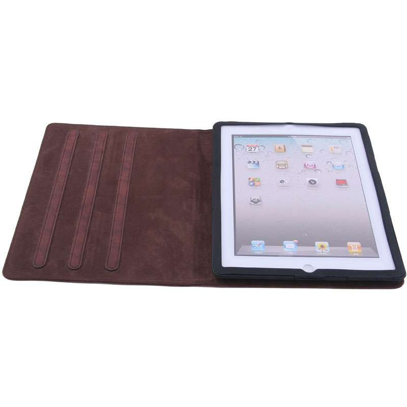 乐歌(Loctek)苹果附件ipad2/newpad保护套PAC329BRN智能休眠保护壳可拆卸两用保护套
