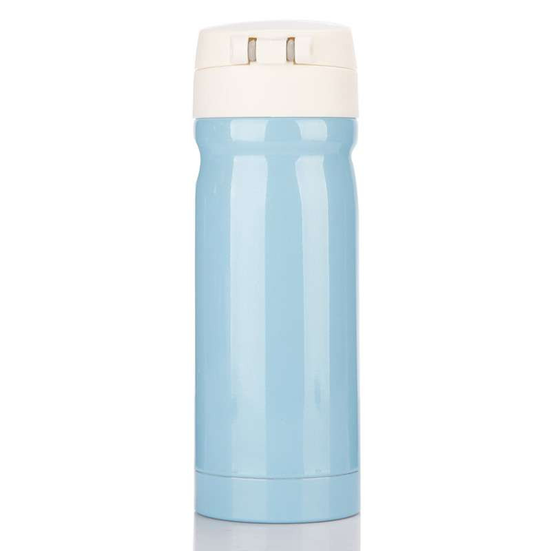 [苏宁超市]保康350ml高真空保温随手杯天蓝色 BKS-028-035