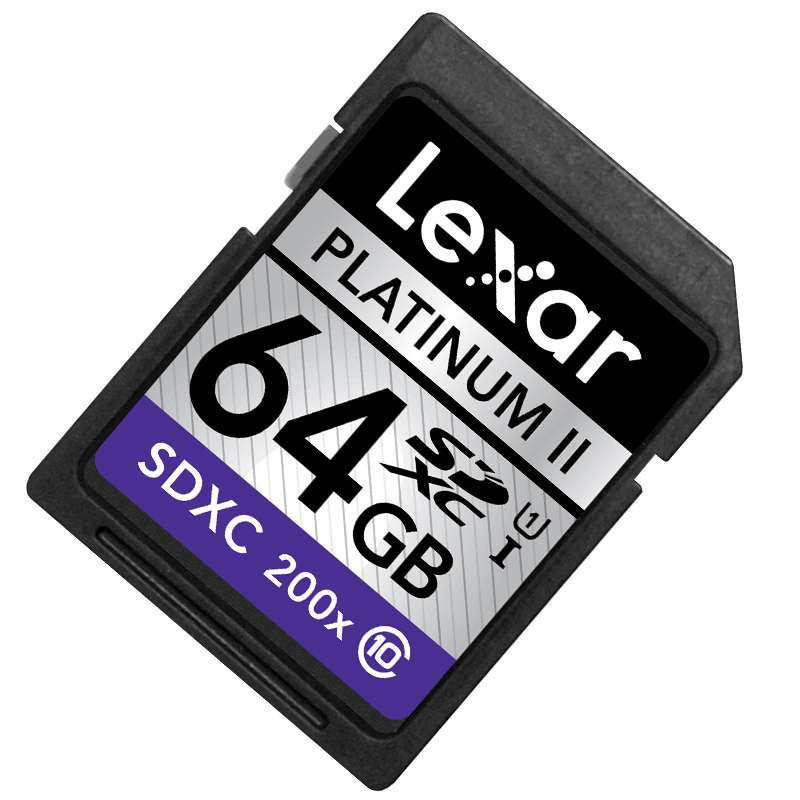 雷克沙(LEXAR) 64G(200X) SDXC存储卡