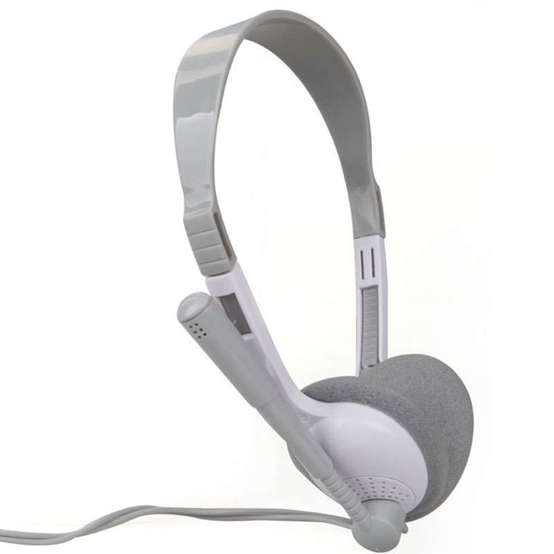 华业高宝A-3028白色立体声头戴式耳机