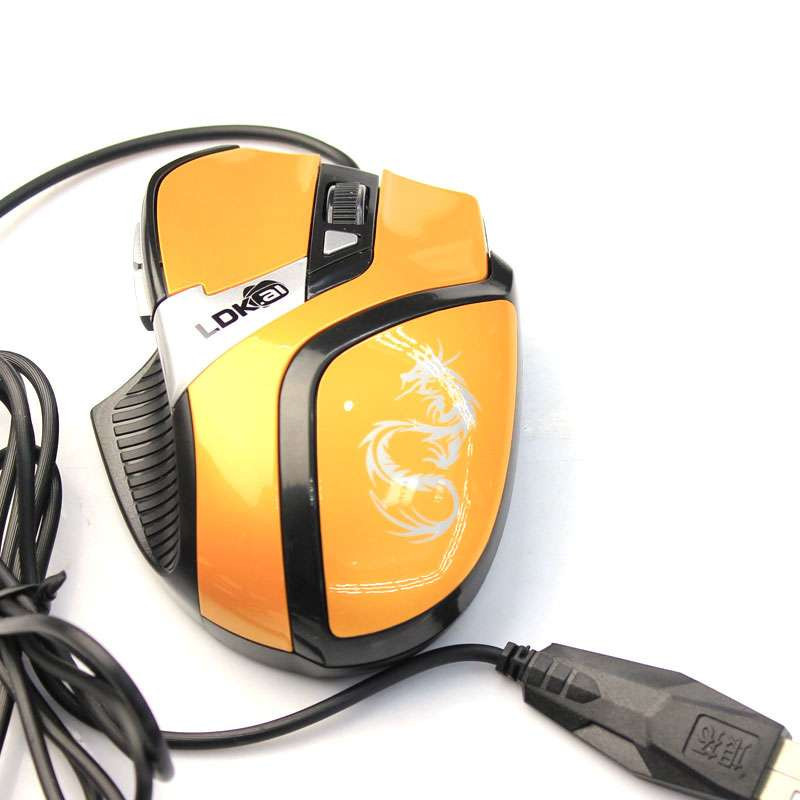 雷迪凯 x300 光电鼠标 黄