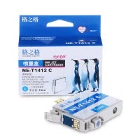 格之格NE-T1412C 青色墨盒适用爱普生T1412,EPSON ME33/ME330/ME35/ME350