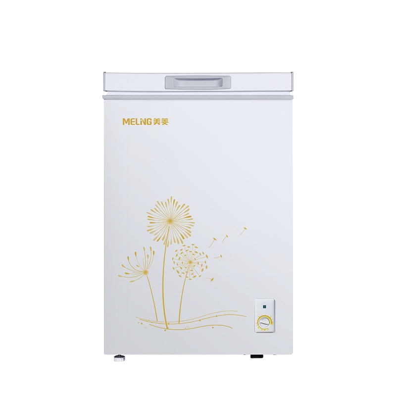 美菱(MELING) 98升 卧式冷柜 小型家用商用冰柜保鲜冷藏柜迷你顶开门单温冰箱柜 BC/BD-98DT
