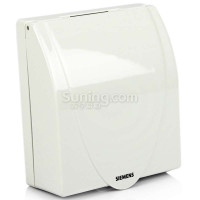 西门子远景雅白色插座防溅防水盒5TG06001CC1