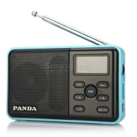 熊猫(PANDA)DS-131收音机老人放音机念佛插卡小音箱mp3播放器可充电听戏机插u盘外放音响 蓝色