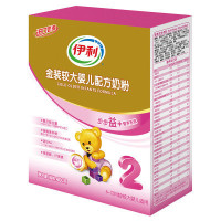 伊利奶粉 金装较大婴儿配方奶粉2段400g（6-12个月适用）