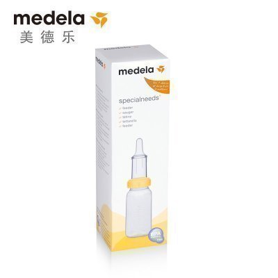 美德乐(medela)特需喂奶器0个月以上 奶嘴式 瑞士进口,专为唇腭裂、早产儿及吸吮困难的宝宝 材质硅胶树脂