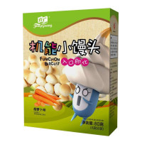 [苏宁自营]方广 宝宝零食 机能小馒头胡萝卜味80g(4小袋分装)