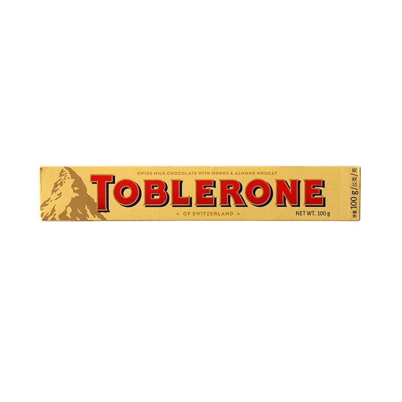 瑞士三角(Toblerone)牛奶巧克力含蜂蜜及巴旦木糖 100g/条