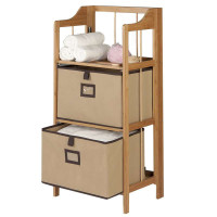 好事达亮节折叠三层收纳架3369