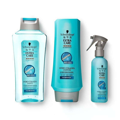 施华蔻水凝胶原修护尊享套装(洗发水400ml+润发乳400ml+营养水150ml)
