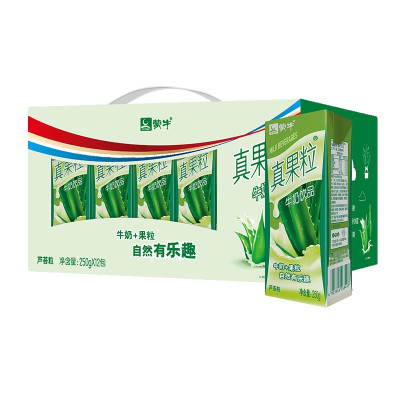 蒙牛 真果粒牛奶饮品(芦荟)250ml*12盒