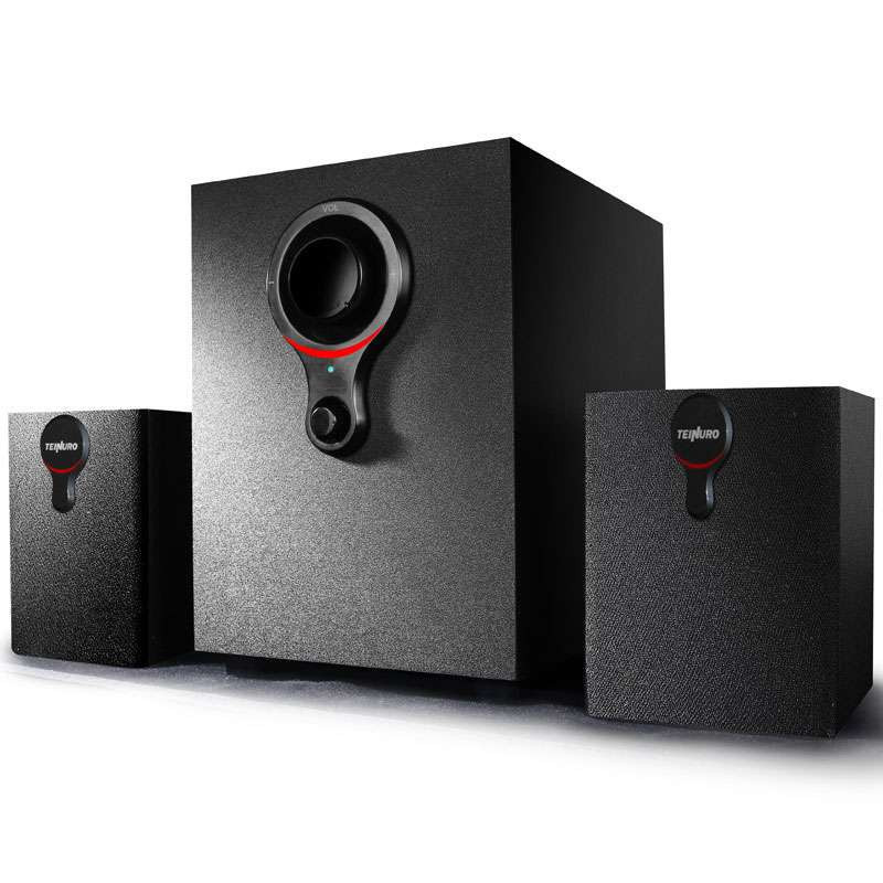 TEINURO 神州天乐TL-M2112多媒体有源2.1音响(黑色)