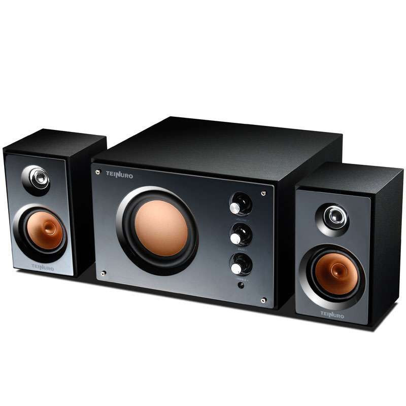 TEINURO 神州天乐TL-M2103多媒体有源2.1时尚影音音响(黑色)