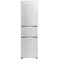 美的(Midea)BCD-215TQMB 215升 节能静音 分类保鲜 低温补偿 速冻保鲜家用节能省电三门电冰箱
