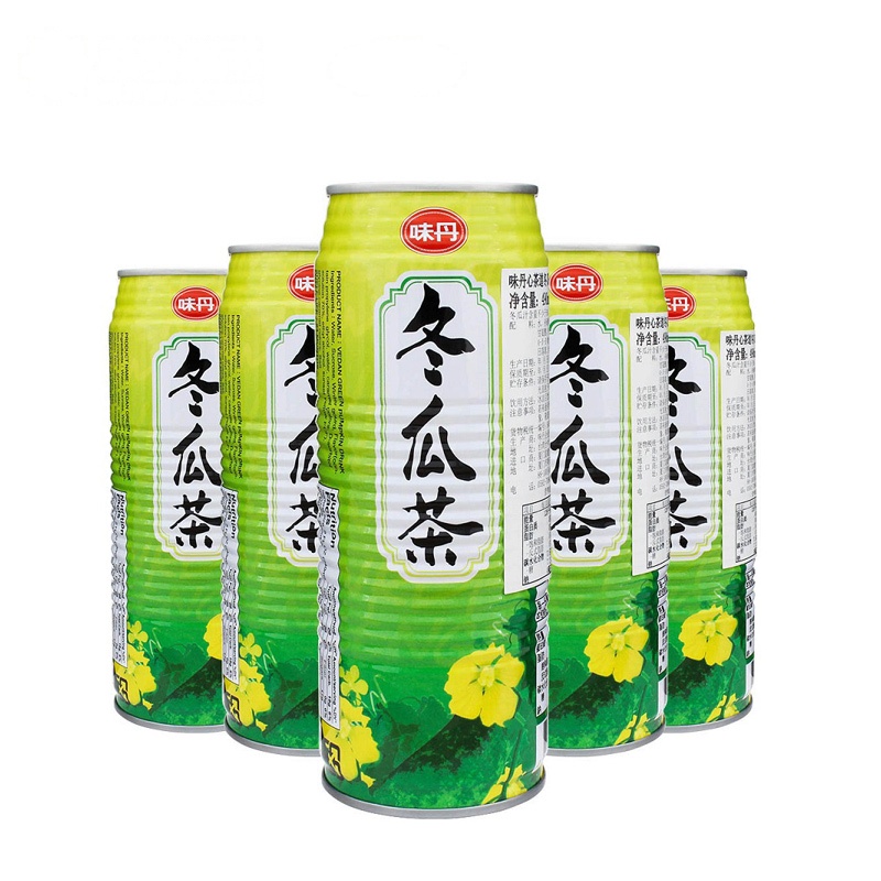 味丹心茶道冬瓜茶490ml/罐 台湾进口饮料