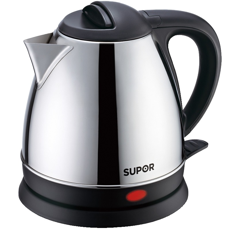 苏泊尔(SUPOR) 电热水壶 SWF12P1A-150 304食品级不锈钢材质 1.2L/1.2升 银色 烧水壶