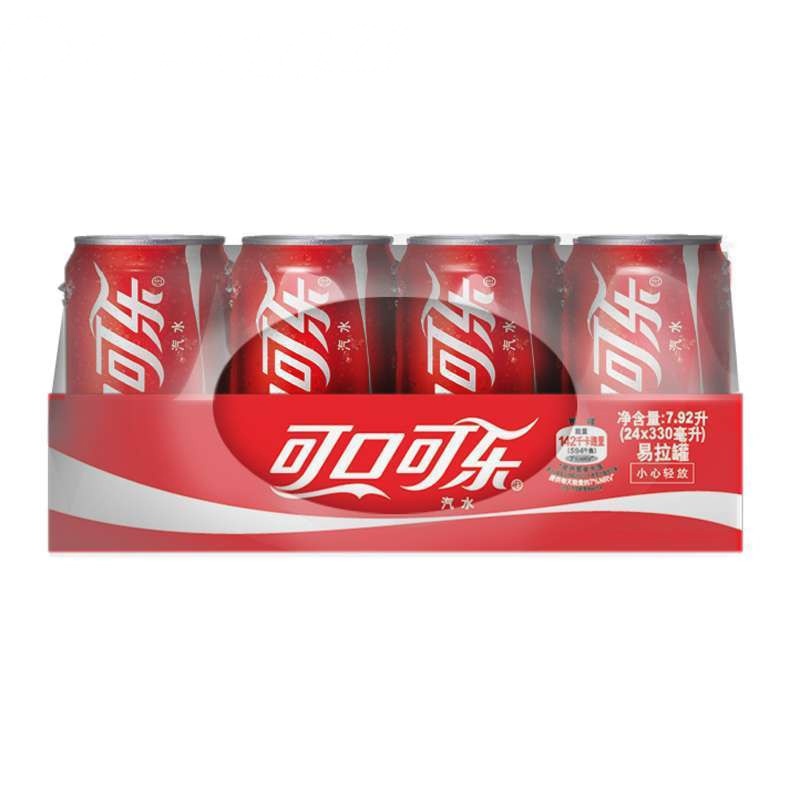 [苏宁超市]可口可乐330ml*24听(箱装)