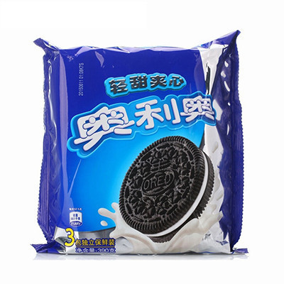 奥利奥 轻甜夹心饼干 390g/袋