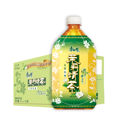 康师傅 茉莉清茶1L*12瓶 箱装 茶饮料