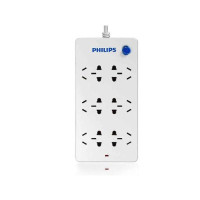 飞利浦 (PHILIPS)六位总控1.8米插座插排接线板插线板